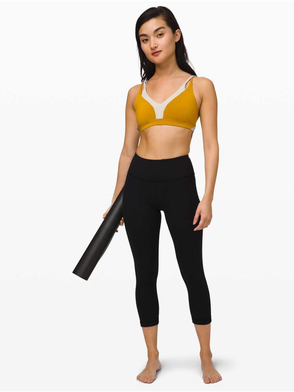 lululemon athletica New Ambition Bra V-Neck Sports Bra Size 4